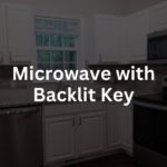 Microwave with backlit key