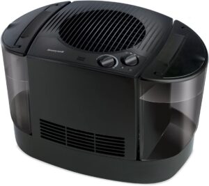 Honeywell HEV685B Easy-to-Care Cool Moisture Console Humidifier, Black – Humidifier for Bedroom, Home or Office