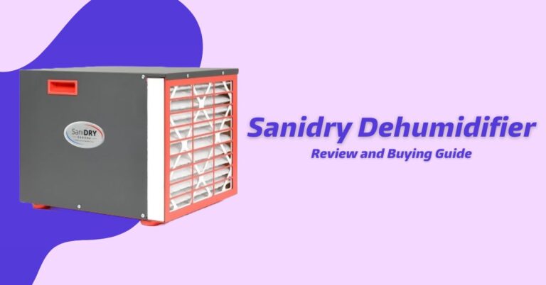 Sanidry Dehumidifier: A Comprehensive Review and Buying Guide