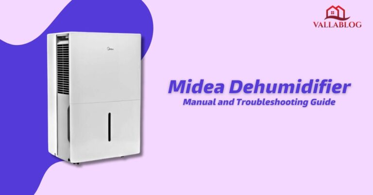 Midea Dehumidifier Manual and Troubleshooting Guide